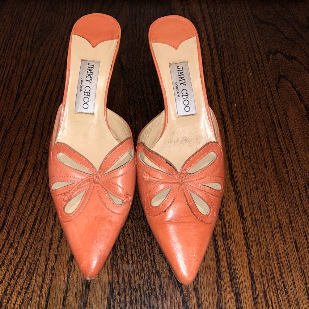 Jimmy Choo Orange Heel